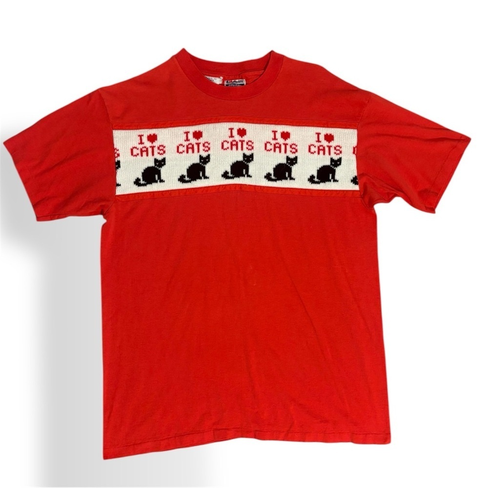 Vintage I ❤️ CATS Original Knit Tee